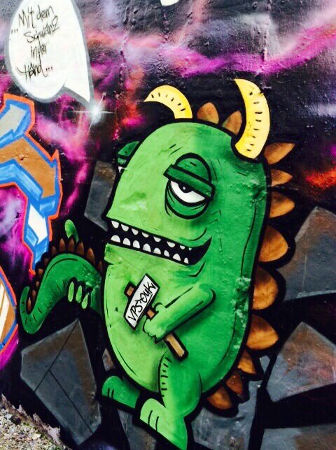 Graffiti Wall - Photo by User28 - QUK, VPS (2014)