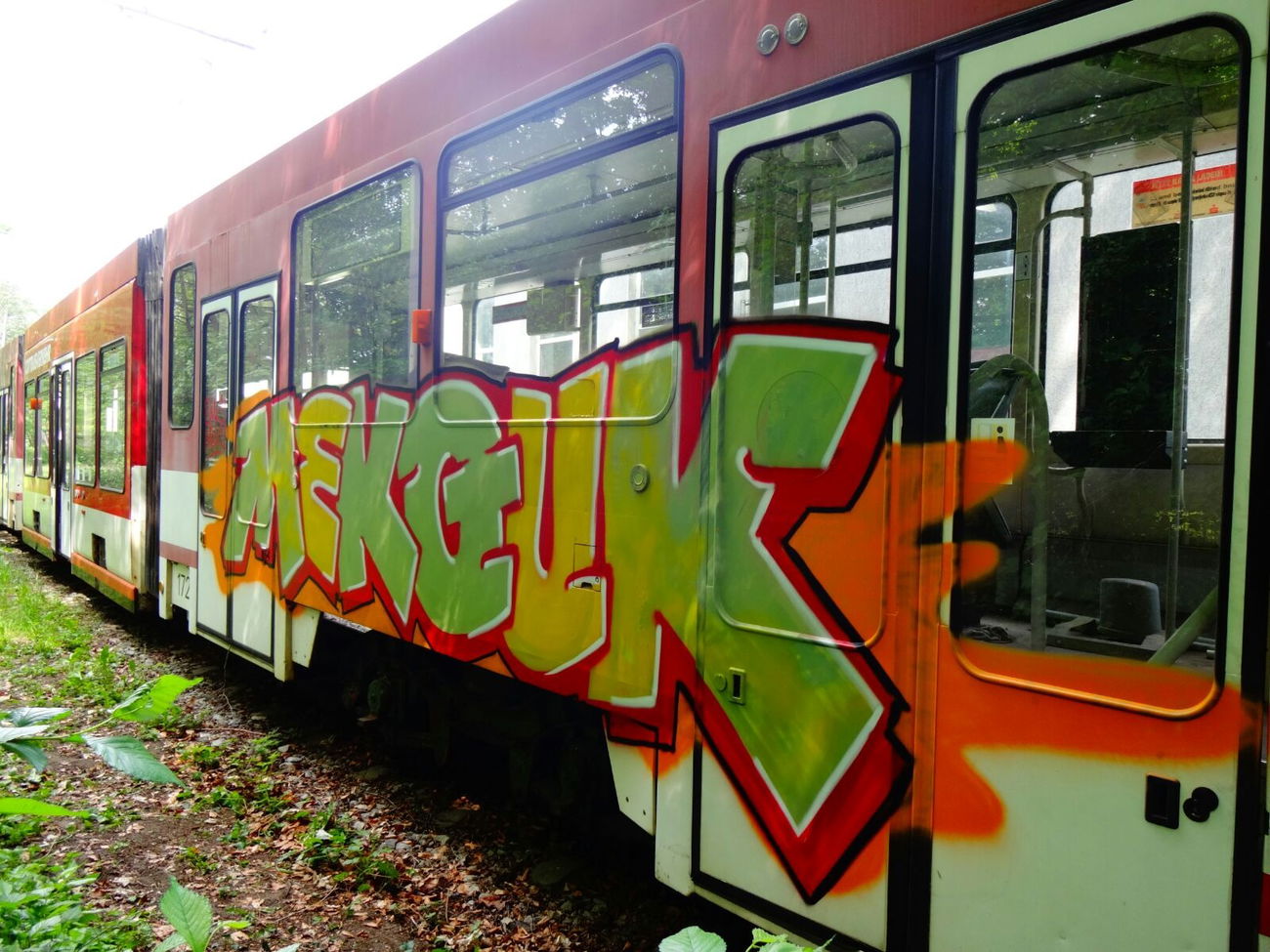 Graffiti Train - Photo by User28 - Mek, QUK (2016)