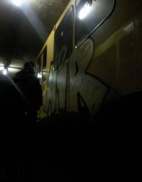 Graffiti Train in Berlin - Photo by User28 - Air (2010)