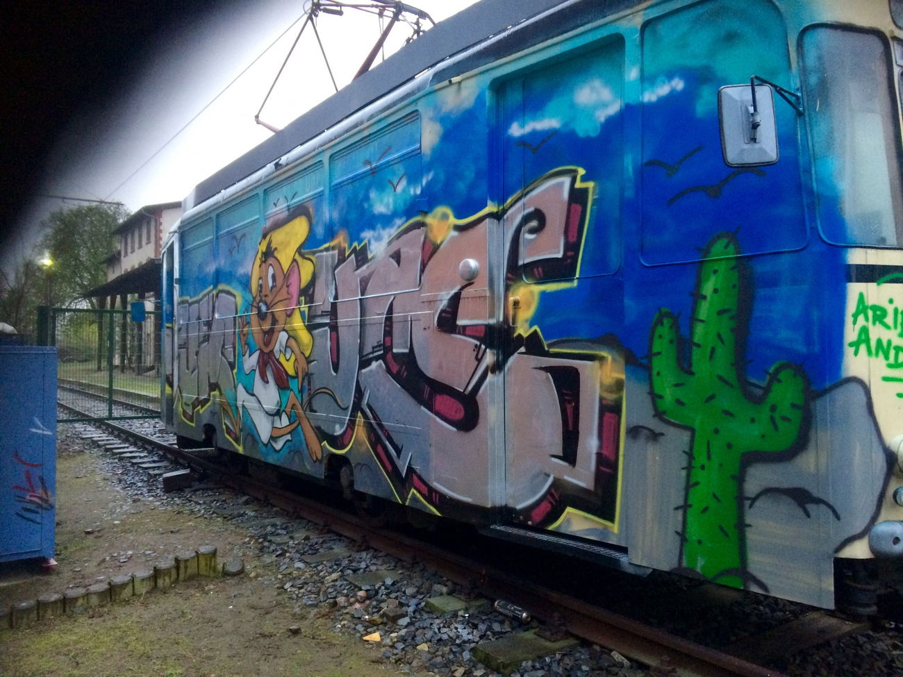 Graffiti Train - Photo by User28 - QUK, UCS (2016)