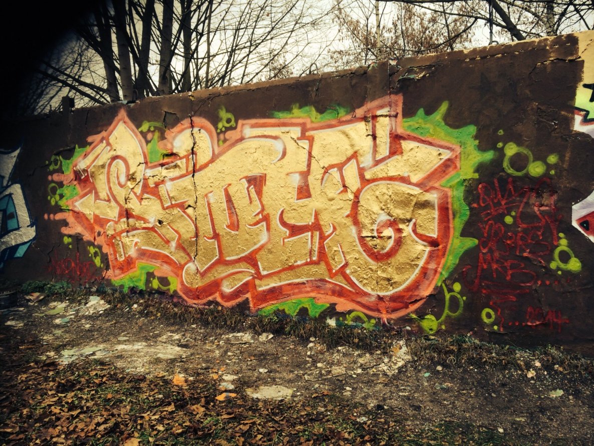 Graffiti Wall in Berlin - Photo by User28 - Pioh (2014)