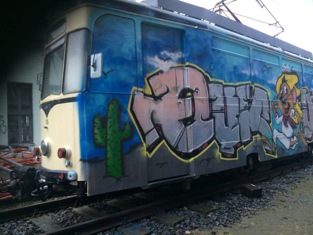 Graffiti Train - Photo by User28 - QUK, UCS (2016)