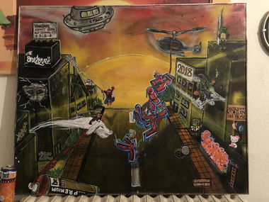 Graffiti Artwork - Photo by User28 - Jenny, laslo, edrichyart (2018)