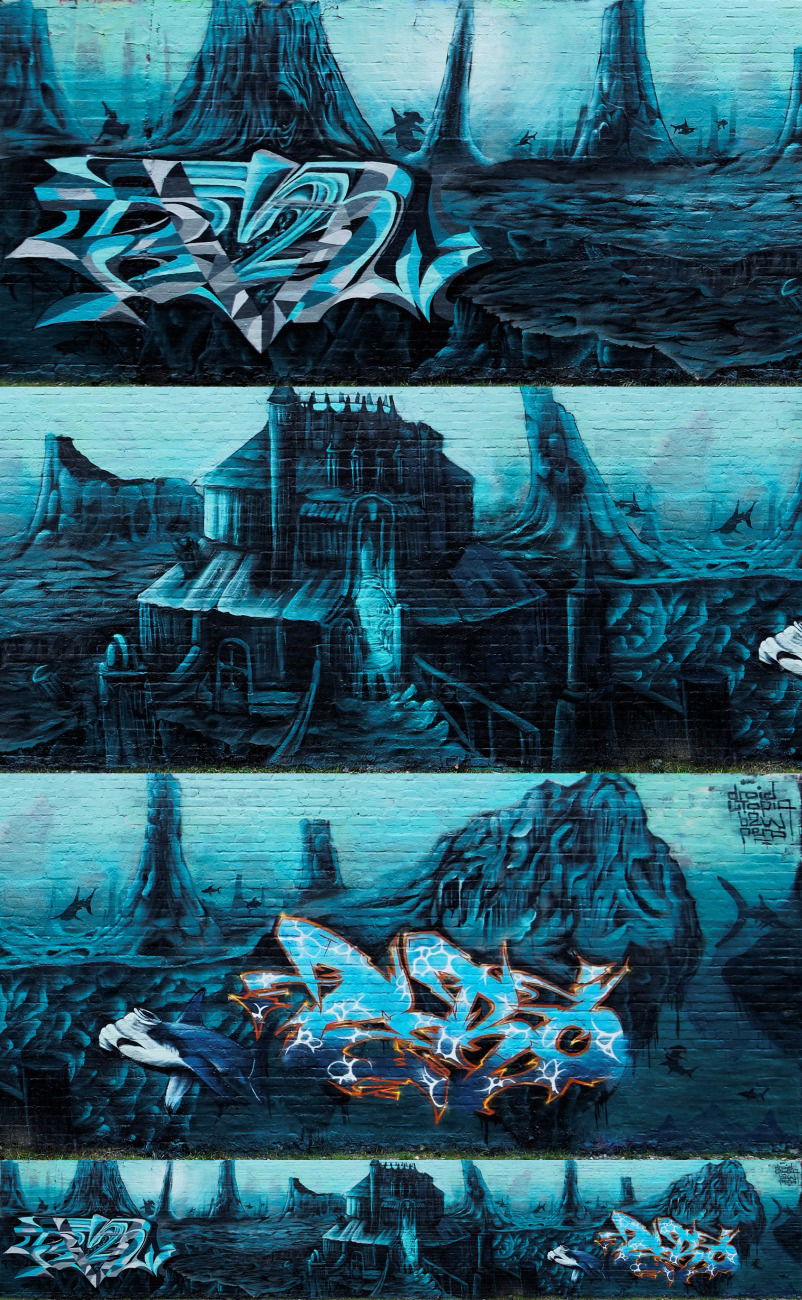 Graffiti Wall - Photo by Utopia - Arnold, B2W, UtopiArt (2015)