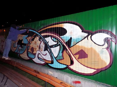 Graffiti Bombing - Photo by VIARA - CHEFS (2015)