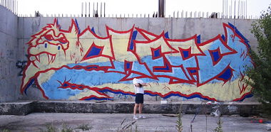 Graffiti Wall - Photo by VIARA - DRAGON (2012)
