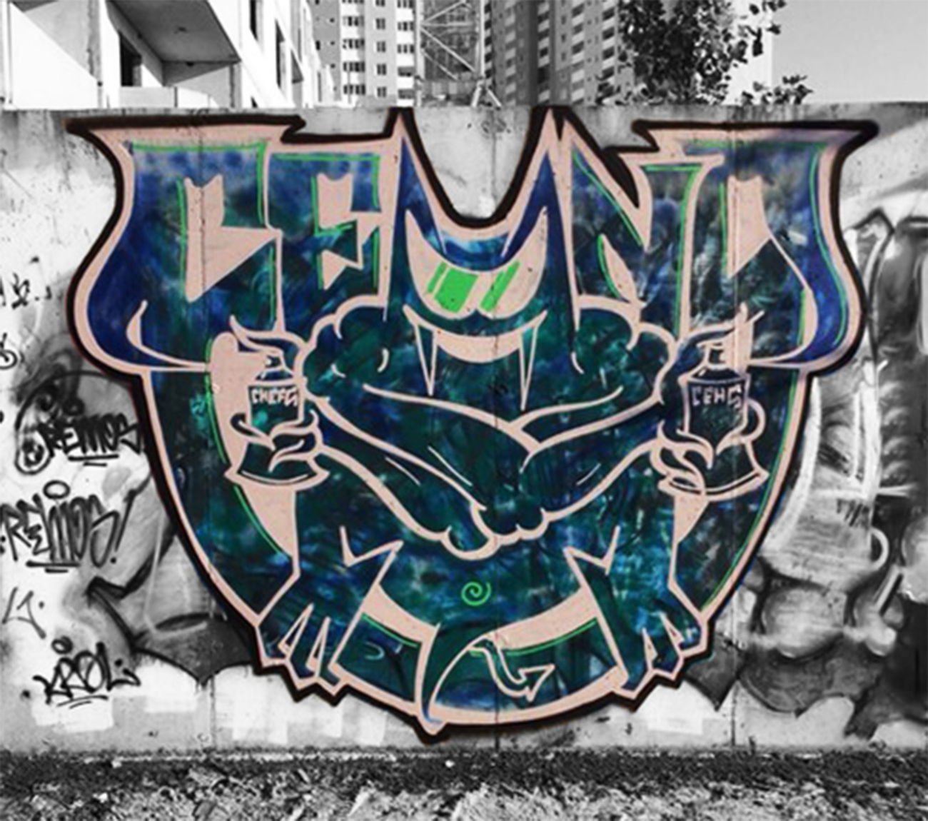 Graffiti Wall - Photo by VIARA - сенс (2014)