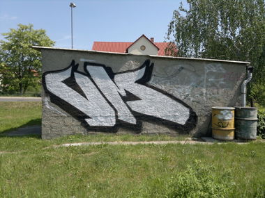 Graffiti Bombing in Delitzsch - Photo by VMcrew - VM, Train, line