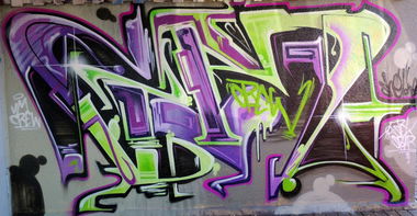 Graffiti Wall in Delitzsch - Photo by VMcrew - vm, by, shei (2013)