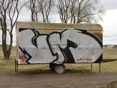 Graffiti Bombing in Delitzsch - Photo by VMcrew - vm, shei, köter (2010)
