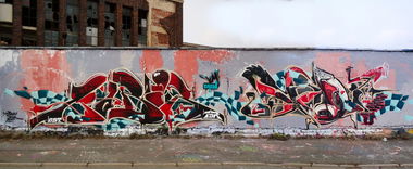 Graffiti Wall in erfurt - Photo by VMcrew - vm, ost, tdr