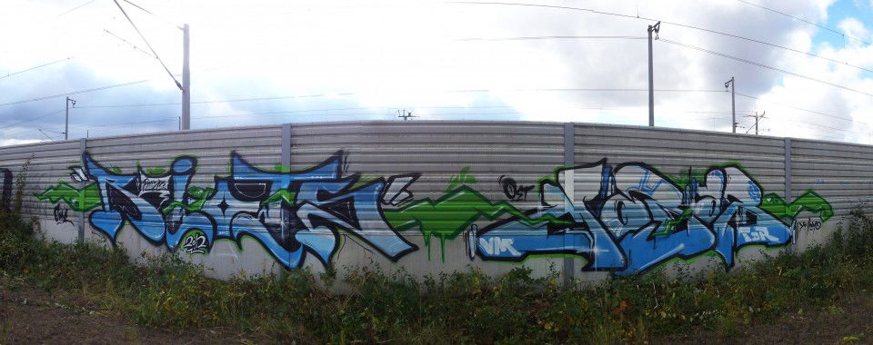 Graffiti Bombing - Photo by VMcrew - vm, ost, tdr