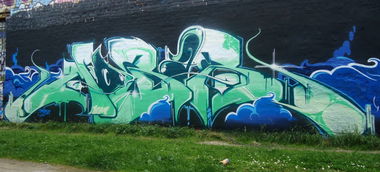 Graffiti Wall in Leipzig - Photo by VMcrew - vm, ost, tdr