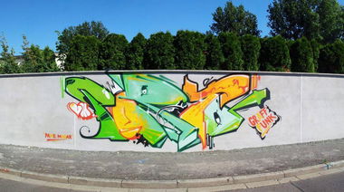 Graffiti Wall in Delitzsch - Photo by VMcrew - VM, OST, TDR