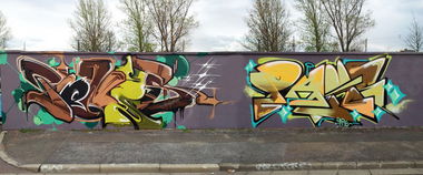 Graffiti Wall in delitzsch - Photo by VMcrew - mobar, pame, köter