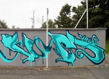 Graffiti Wall in Delitzsch - Photo by VMcrew - shei, mobar (2012)