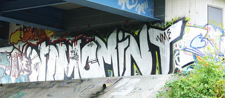 Graffiti Bombing in Dessau-Roßlau - Photo by VMcrew - MINT, INMO, VM (2013)