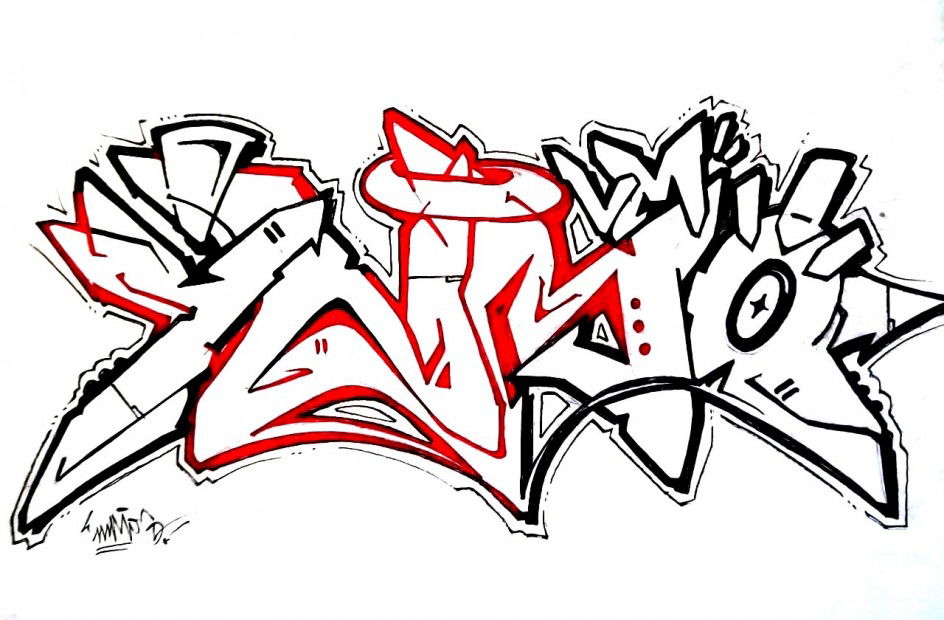 Graffiti Sketch - Photo by VMcrew - MINT, INMO, VM (2012)