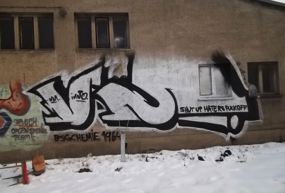 Graffiti Bombing in Delitzsch - Photo by VMcrew - INMO, VM, DELITZSCH (2012)