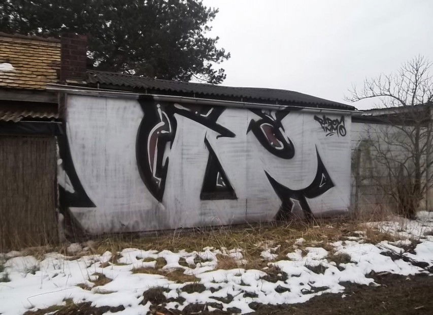 Graffiti Bombing in Delitzsch - Photo by VMcrew - INMO, RABOM, VM (2012)