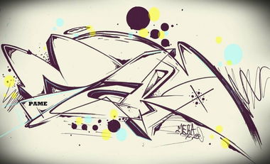 Graffiti Sketch - Photo by VMcrew - MERA, PAMES, VM