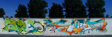 Graffiti Wall - Photo by VMcrew - Köter, Pames, VM