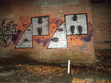 Graffiti Bombing in Vinnytsia - Photo by VNZM - VNZM, VADR, SORT