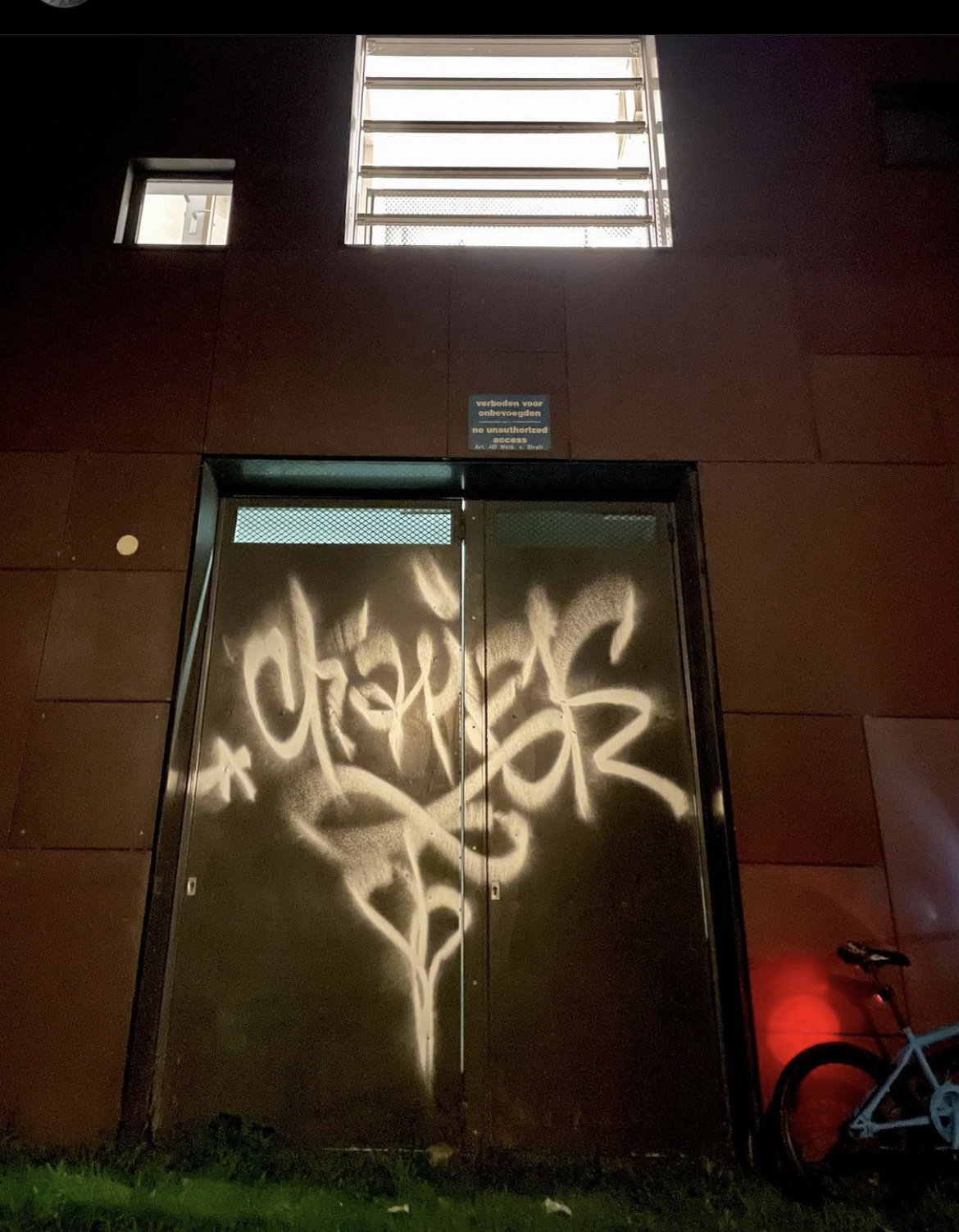 Graffiti Bombing - Photo by VOID777 - skank