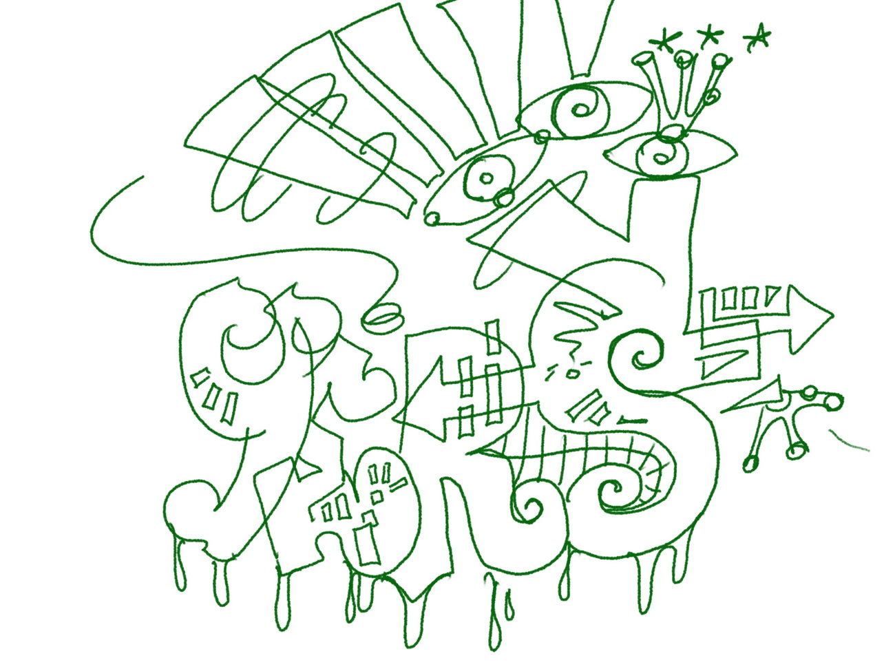 Graffiti Sketch - Photo by VOID777 - FC, YERS, INDUCT (2026)