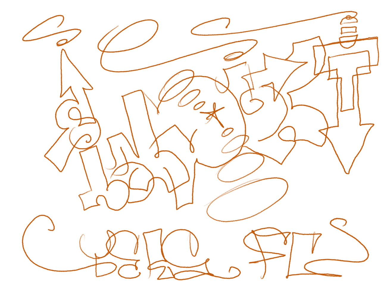 Graffiti Sketch - Photo by VOID777 - FC, YERS, INDUCT (2026)