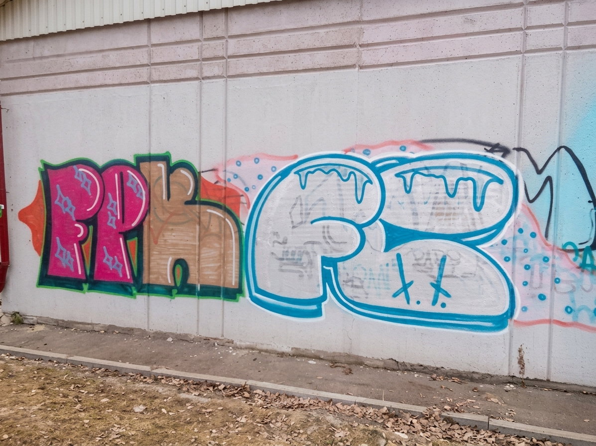 Graffiti Bombing in Minsk - Photo by VOID777 - fpk, fc (2015)