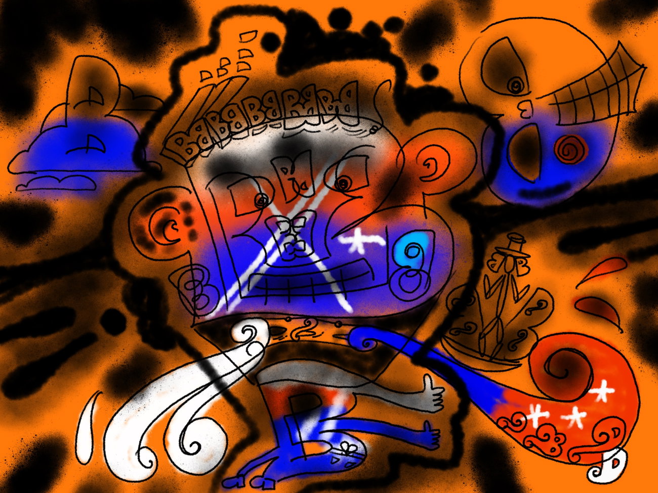 Graffiti Sketch in Australia - Photo by VOID777