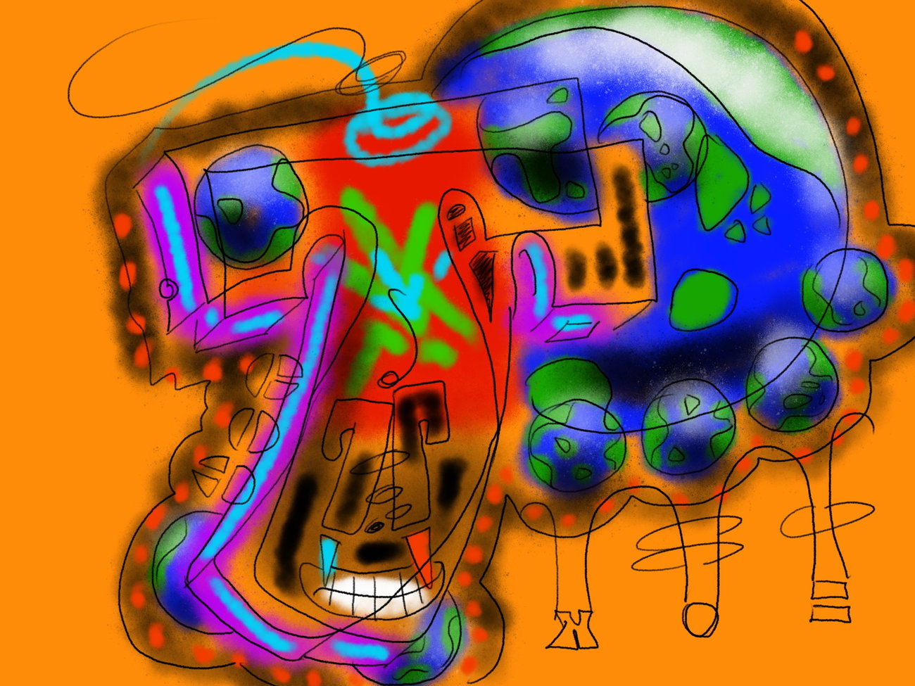 Graffiti Sketch in Australia - Photo by VOID777