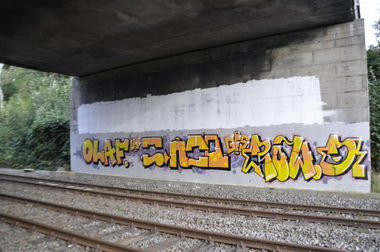 Graffiti Wall - Photo by VOLKERPUTT - rowdy, olaf, onoo