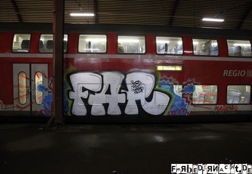 Graffiti Train in Russia - Photo by VOLKERPUTT - far
