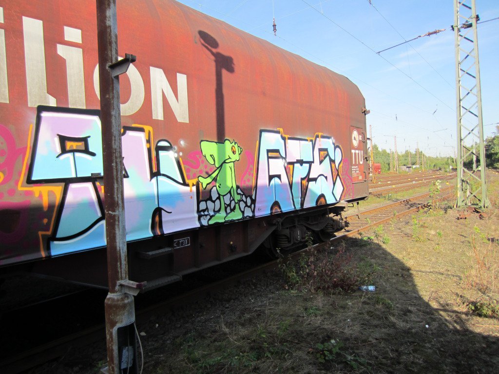 Graffiti Train - Photo by VOLKERPUTT - gfs, ih