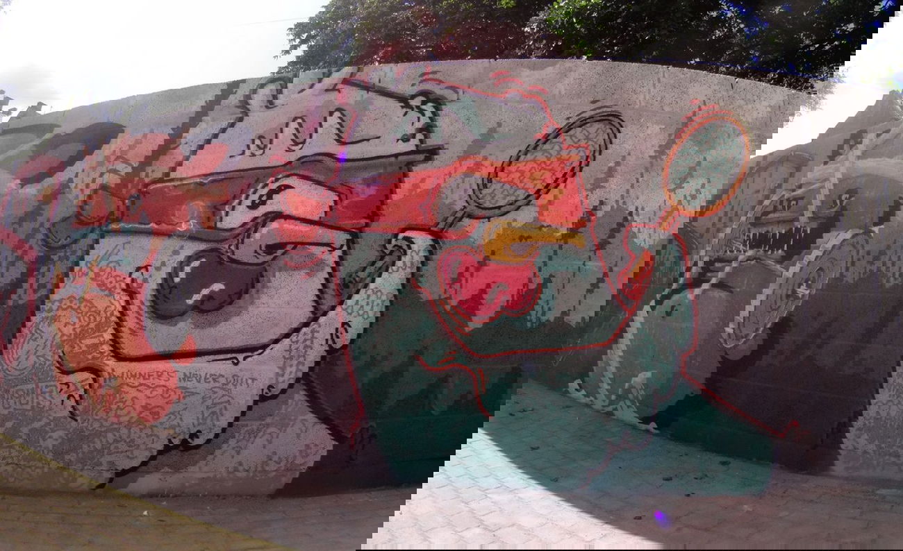 Graffiti Wall in Riga - Photo by VOUR - Tattoo, Vour, Kiwie (2014)