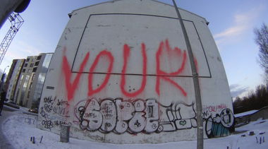 Graffiti Wall in Riga - Photo by VOUR - extinguisher, vour, riga (2015)