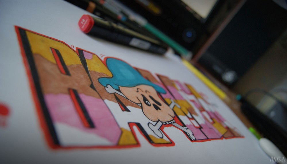 Graffiti Sketch - Photo by VaMel