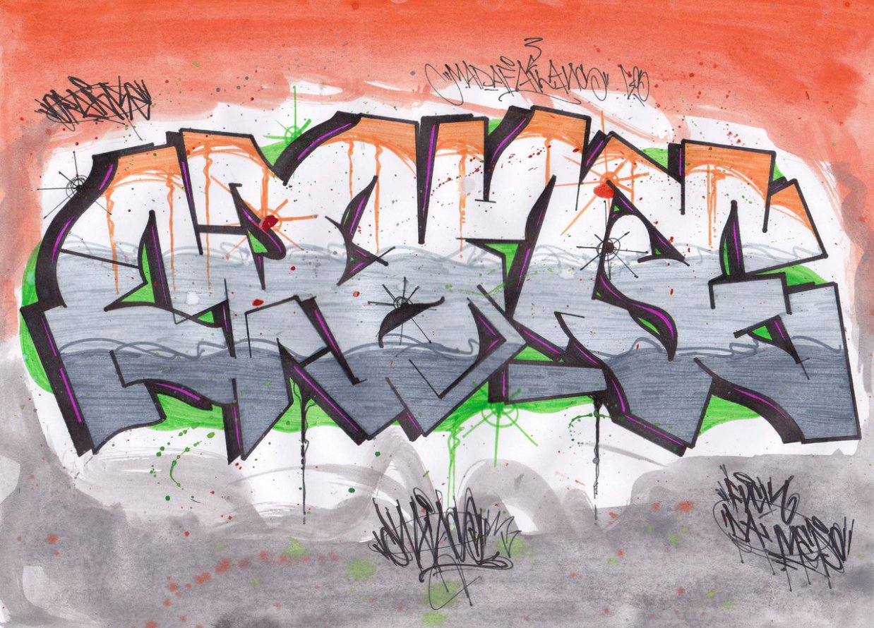 Graffiti Sketch - Photo by Vadick_KAUS