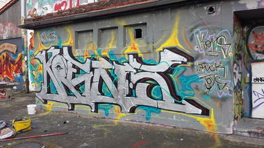 Graffiti Wall in Bielefeld - Photo by Vamoso