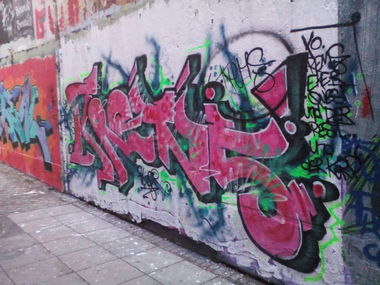 Graffiti Bombing in Gütersloh - Photo by Vamoso