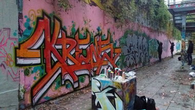 Graffiti Wall - Photo by Vamoso