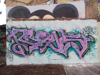 Graffiti Wall in Bielefeld - Photo by Vamoso