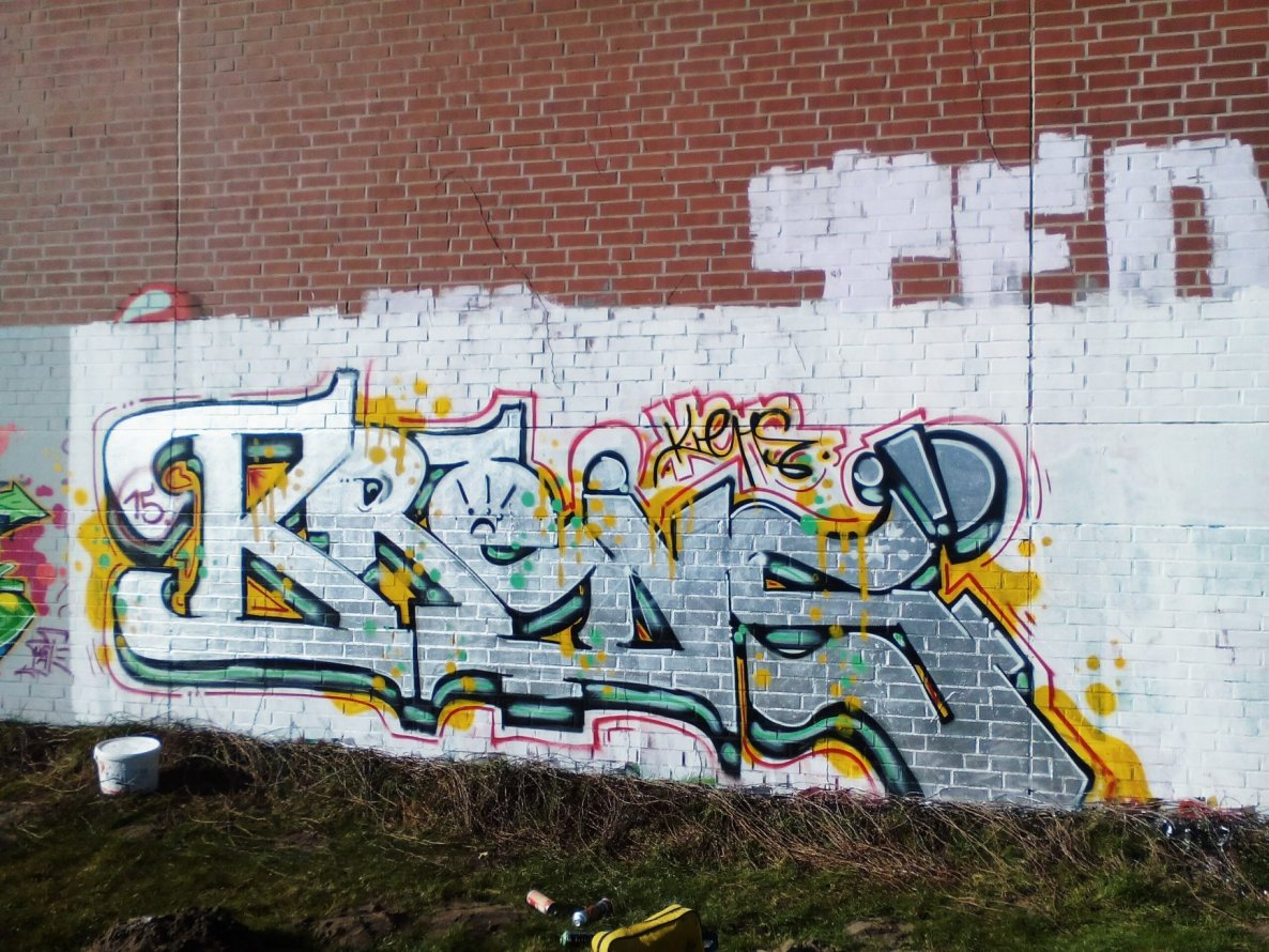Graffiti Wall in Steinhagen - Photo by Vamoso