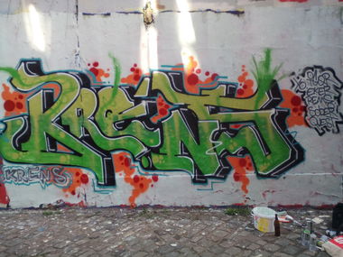Graffiti Wall in Gütersloh - Photo by Vamoso