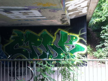 Graffiti Wall in Münster - Photo by VanDalism - Crak, Crack, OSB (2013)