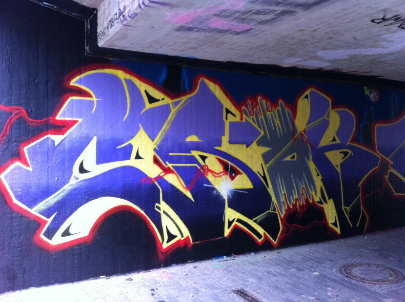 Graffiti Wall in Münster - Photo by VanDalism - Crak, Crack, OSB (2013)