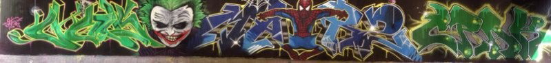 Graffiti Wall in Münster - Photo by VanDalism - Vins, März, Crak (2013)