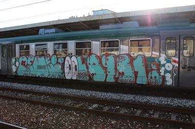 Graffiti Train - Photo by Vandal
